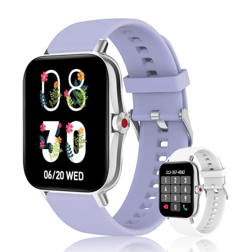 Colesma Smartwatch Damen mit Telefonfunktion,1,7" HD Touchscreen Fitness Tracker, IP67 Wasserdicht Smart Watch mit Schrittzähler, Schlafüberwachung für iOS Android Silber Colesma Smartwatch Damen mit Telefonfunktion,1,7" HD Touchscreen Fitness Tracker, IP67 Wasserdicht Smart Watch mit Schrittzähler, Schlafüberwachung für iOS Android Silber von Colesma