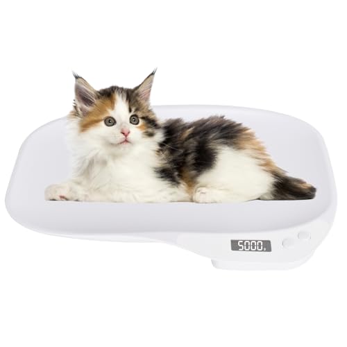 Digitale Waage für Haustiere, Tierwaage Kleintiere, Hundewaage bis 15 Kg, Katzenwaage Digital, 4 Gewichtungsmodi, Digitalwaage Küchenwaage Babywaage Katzen Hunde Vögel Kleintiere KEINE BATTERIEN Digitale Waage für Haustiere, Tierwaage Kleintiere, Hundewaage bis 15 Kg, Katzenwaage Digital, 4 Gewichtungsmodi, Digitalwaage Küchenwaage Babywaage Katzen Hunde Vögel Kleintiere KEINE BATTERIEN von Colexy