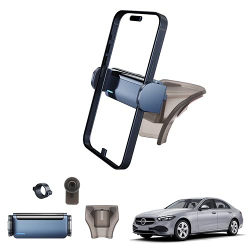 Coleya Auto Handyhalterung Kompatibel mit Mercedes Benz C-Class W206 2022-2024/ GLC X254 2023 2024, Benz Electric Handyhalter, GLC Telefonhalter, 360° Rotation, für Alle Smartphones 4"-7" von Coleya