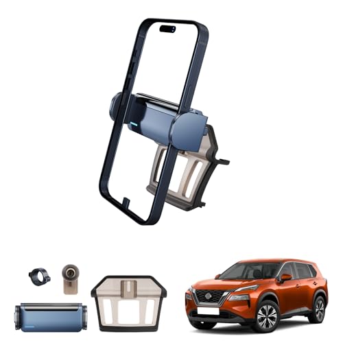 Coleya Auto Handyhalterung Kompatibel mit Nissan X-Trail 2014-2021/Nissan Qashqai 2014-2020, X-Trail Electric Handyhalter, Qashqai Telefonhalter, 360° Rotation, für Alle Smartphones 4"-7" von Coleya