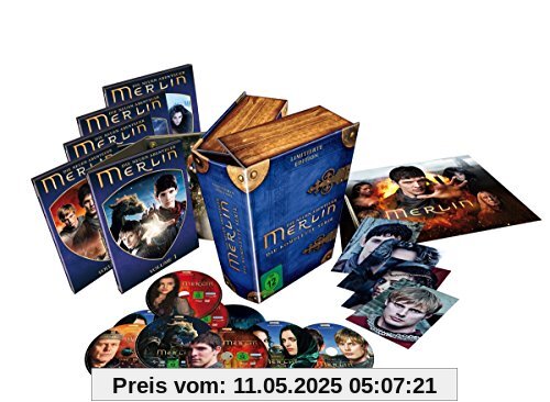 Merlin - Die neuen Abenteuer, Die komplette Serie [Limited Edition] [30 DVDs] von Colin Morgan