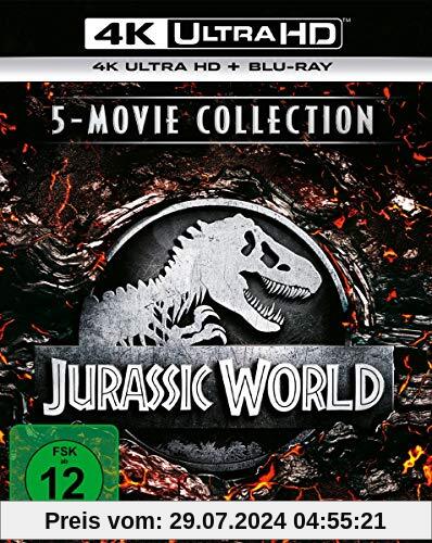 Jurassic World - 5-Movie Collection (4K Ultra HD) (5 BR4Ks + 5 BRs) [Blu-ray] von Colin Trevorrow