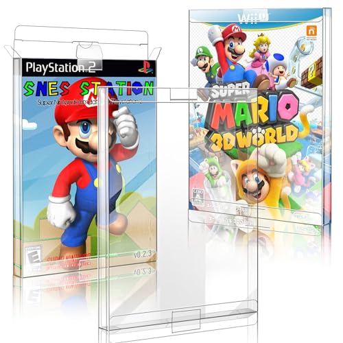 CollectHall Videospiel-Schutz, Game-Box-Schutzhüllen, 10 Stück, Transparent, Harter PET-Kunststoff, Kompatibel mit Xbox, PS2, WII, GameCube und DVD CollectHall Videospiel-Schutz, Game-Box-Schutzhüllen, 10 Stück, Transparent, Harter PET-Kunststoff, Kompatibel mit Xbox, PS2, WII, GameCube und DVD von CollectHall