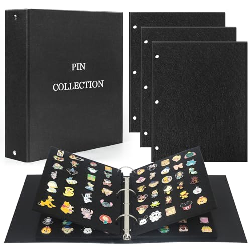 Pinnsammelbuch, Pinnwände für Emaille Pin Display, 280 Pin Kapazität, Display und Trade Your Pins, Pin Trading Book, Schwarz Pinnsammelbuch, Pinnwände für Emaille Pin Display, 280 Pin Kapazität, Display und Trade Your Pins, Pin Trading Book, Schwarz von CollectHall