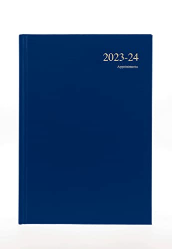 Collins Debden Essentials Academic 2023–24 A4 Wochenansicht Mitteljahres-Terminplaner (Termine) Schul-, Hochschul- oder Universitäts-Tagebuch – Juli 2023 bis Juli 2024 – Dunkelblau – ESSA43M.65-2324 von Debden