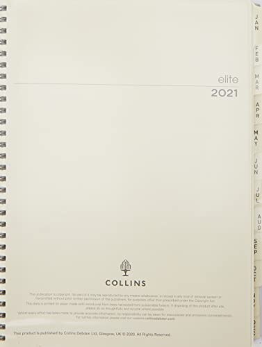 Collins 1190R Elite Manager Nachfüllpackung für 2021 Wochenansicht von Collins