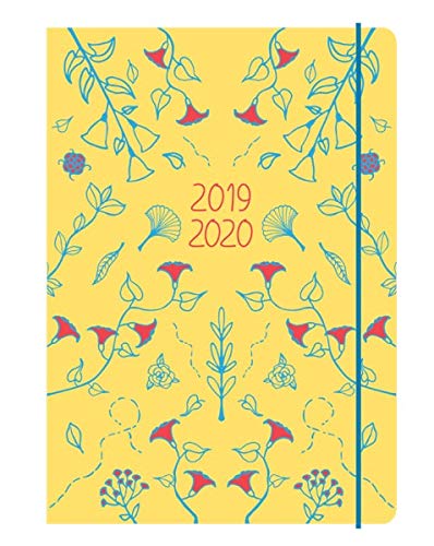 Collins Blossom 2019-2020 Terminplaner A5, Wochenansicht, Gelb von Collins