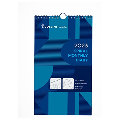 Collins Colplan Monatsspirale 2023 Tagebuch – (64–23) – kompletter Planer, Agenda und Tagebuch von Collins