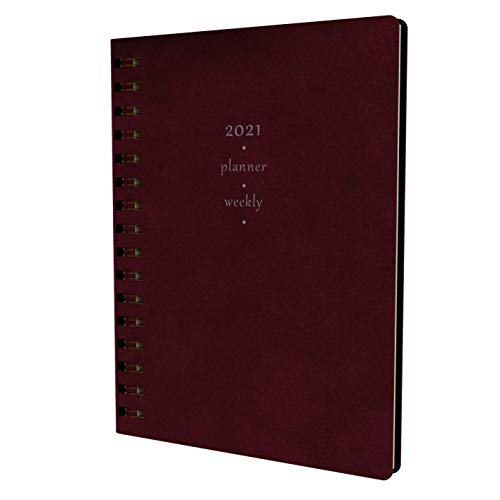 Collins Dante 2021 Tagebuch, A5, Wochenansicht, Braun von Collins
