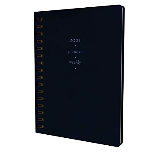 Collins Dante 2021 Tagebuch, A5, Wochenansicht, Marineblau von Collins