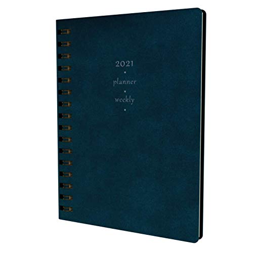 Collins Dante Terminplaner 2021, A5, Wochenansicht, Blaugrün von Collins