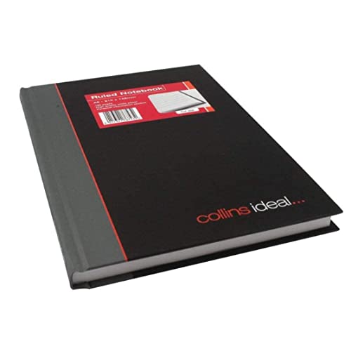 Collins Debden 468 Ideal A5-Notizbuch/feinlinier - 192 Seiten - in haltbarer Geltex-Hülle 80 gsm weisses Qualitätspapier von Collins