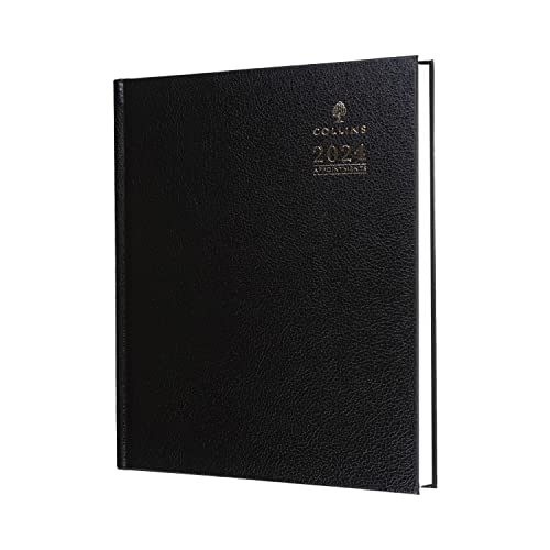 Collins Debden Collins Standard-Terminplaner 2024, Wochenansicht, Geschäftsplaner und Organizer, Januar bis Dezember 2024, Wochenansicht, Schwarz, A36.99-24 von Collins