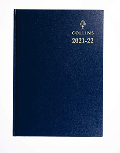 Collins Desk Terminplaner 2021/22, A5, Wochenansicht, Blau von Collins