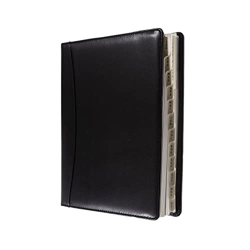 Collins Elite 2024 Terminplaner Executive Tagesplaner (mit Terminen) – Business-Planer und Organizer – Januar bis Dezember 2024 Terminplaner – täglich – Schwarz – 1100 V, 99–24 von Collins