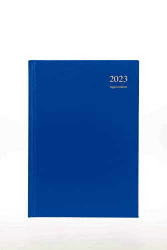 Collins Essential A4 Tagesplaner 2023 mit Terminkalender – Blau – Kalenderjahr Tageskalender, Tagebuch und Planer für Business, Büro und Personal von Collins