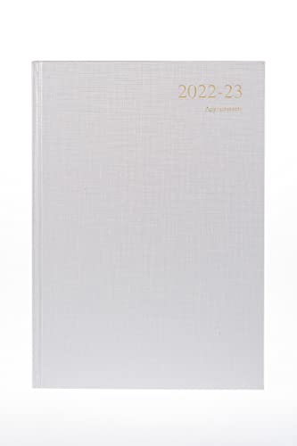 Collins Essential A4 Wochenansicht 2022-23 Schülerkalender – Silber, A4 (297 x 210), ESSA43M.48-2223 von Collins