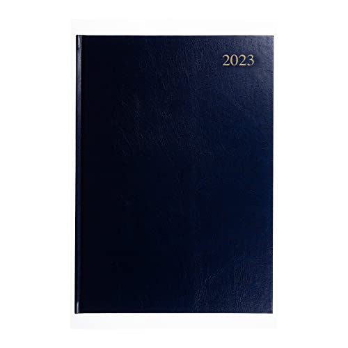 Collins Essential A4 Wochenansicht 2023 Terminplaner – Blau – Kalender Jahr Wochenplaner Tagebuch und Planer für Business, Büro und Personal von Collins