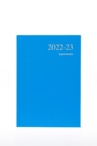 Collins Essential A5 Tag pro Seite 2022-23 Jahresmitte-Tagebuch – Hellblau (ESSA51M.57-2223) – Schüler-Journal-Planer mit Tagebuch, Notizen und Stundenplänen von Collins