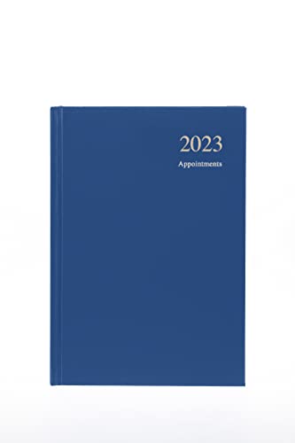 Collins Essential A5 Tag pro Seite mit Terminen 2023 – Blau – Kalender Jahr Wochenplaner Tagebuch und Planer für Business, Büro und Personal von Collins