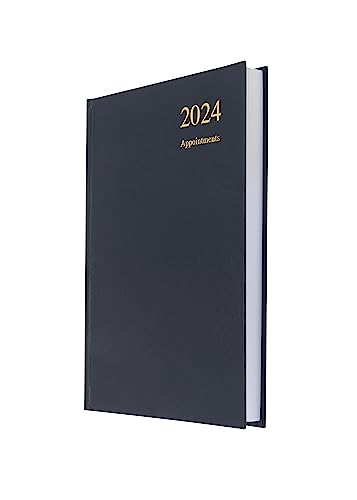 Collins Essential A5 Tagebuch 2024 Tagesplaner mit Terminen - 2024 Seite pro Tag Tagebuch Journal & Terminkalender 2024 - Business Academic and Personal 2024 Planer (A5 Größe Blau) von Collins