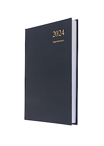 Collins Essential A5 Terminplaner 2024 Tagesplaner mit Terminen – 2024 Seite pro Tag Tagebuch & Terminkalender 2024 – Akademischer und persönlicher Planer 2024 (A5-Größe, Blau) von Collins