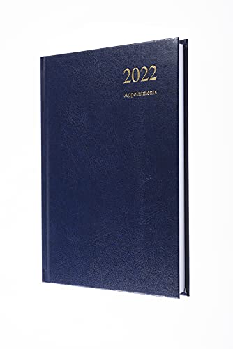 Collins Essential A5-Tagebuch für 2022, Tagesansicht, Blau von Collins