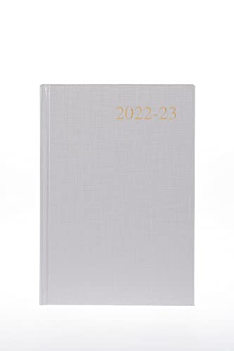 Collins Essential A5 Wochenansicht 2022-23 Schülerkalender Journal – Silber, A5 (210 x 148), ESSA53M.48-2223 von Collins