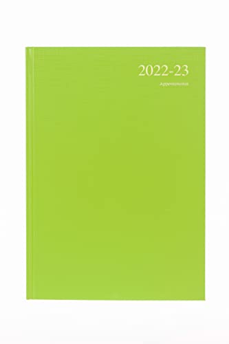Collins Essential ESSA43M.52-2223 Terminplaner, A4, Wochenansicht, 2022-23, Limettengrün, A4 (297 x 210) von Collins