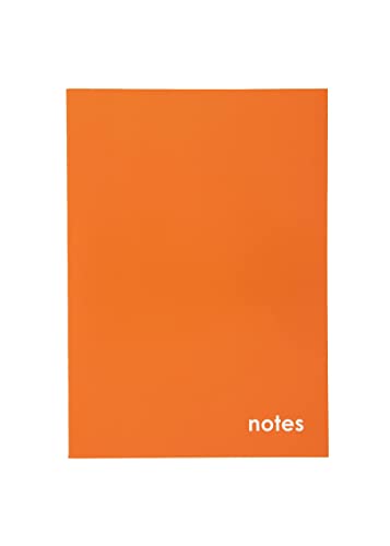 Collins Essential Notizbuch, liniert, A4, 80 Seiten, Orange von Collins
