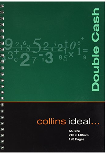 Collins Ideal Double Cash mit Spiralbindung A5 Notebook (120 Seiten) von Collins