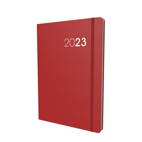 Collins Legacy A5 Tag pro Seite, rot 2023 von Collins