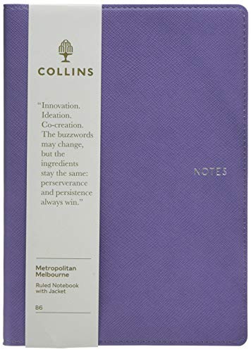 Collins ML1B6R.55 B6 Melbourne Notizbuch, Flieder von Collins