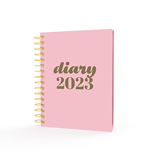 Collins Scandi Diary A5 Wochenansicht Pink PW53 - 2023 von Collins