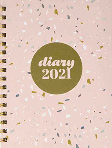 Collins Scandi Terminplaner 2021, A5, Wochenansicht, Terrazzo Pink von Collins