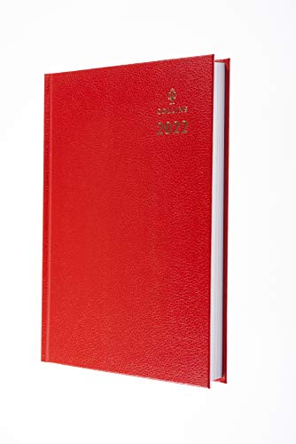 Collins Terminplaner 2022, A5, Tag pro Seite, Rot von Collins