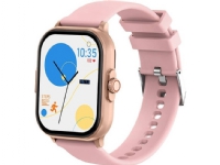 Colmi C63 Smartwatch, Gehäuse aus Roségold mit rosa Armband von Colmi