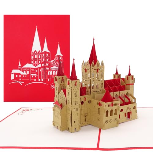 3D Karte Bonn - Bonner Münster“ Pop-Up Geburtstagskarte im Großformat als Souvenir, Geschenk, Geschenkidee & Geschenkverpackung für Gutschein von Cologne Cards
