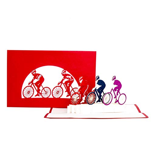 Pop-Up Karte Radsport – Fahrrad Tour – Geburtstagskarte Fahrrad – Gutschein Einladung Radtour & Radrennen von Cologne Cards