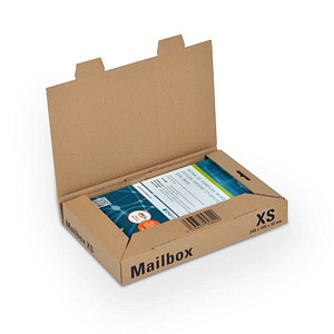 15 ColomPac® Versandkartons CP 098 Mailbox XS 25,0 x 15,8 x 3,9 cm von ColomPac®