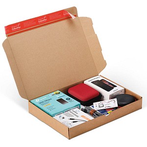 20 ColomPac® Versandkartons ColomPac® 35,0 x 25,0 x 8,0 cm von ColomPac®