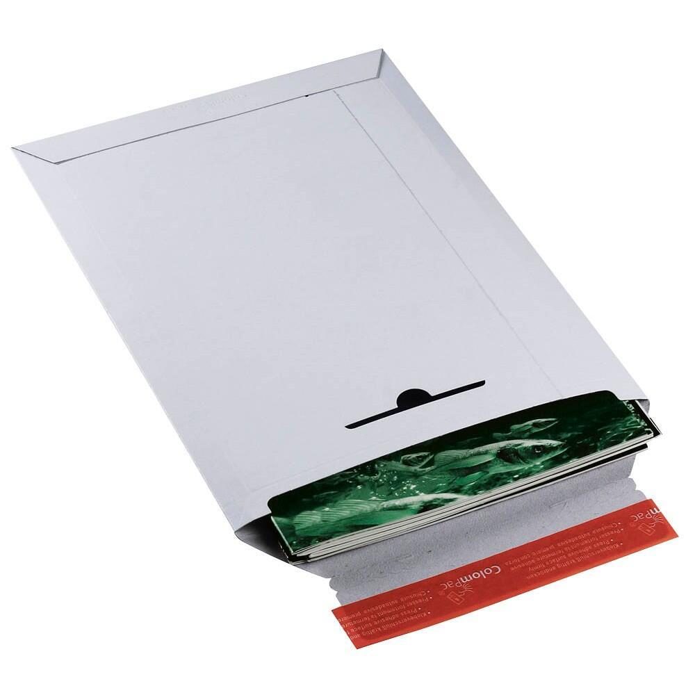 ColomPac® Kartonversandtaschen für DIN A4+ weiß - 20 Stück von ColomPac®