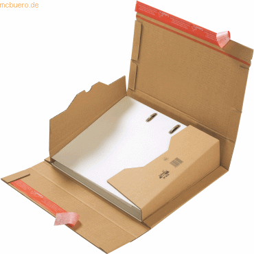ColomPac Ordnerversandkarton 290x320x35-80mm braun ColomPac Ordnerversandkarton 290x320x35-80mm braun von ColomPac