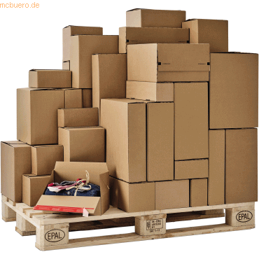 ColomPac Versandkarton Eurobox CP154.202020 194x194x187mm braun von ColomPac