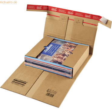ColomPac Versandverpackung CP 030.08 320x320x60mm braun von ColomPac