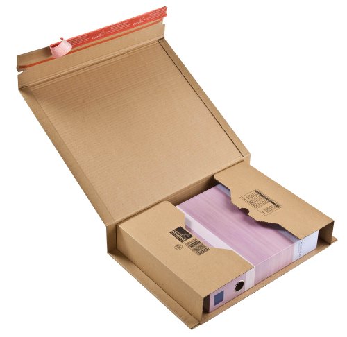 ColomPac CP020.17 Flexible Wickelverpackung aus Wellpappe, 380 x 290 x 80 mm, braun von Colompac