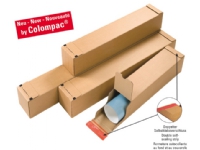 Plakatæske colompac firkantet 610x108x108mm brun bundt a 10 stk von Colompac