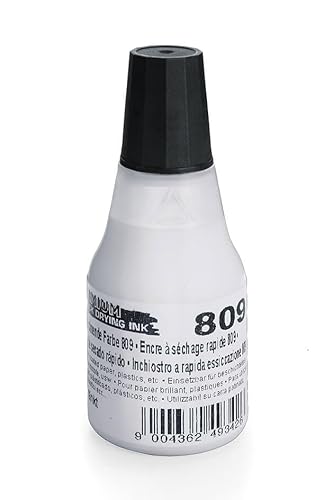 COLOP 147060 schnelltrocknende Stempelfarbe Premium 809, weiß, abgefüllt zu 25 ml. von Colop