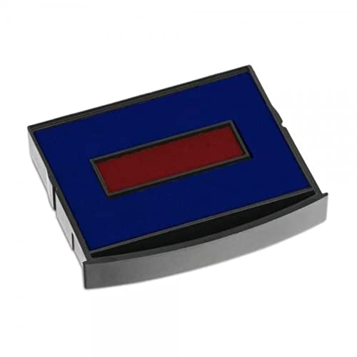 COLOP E/2100/2 blau/rot Ersatz-Pad – 107743 | 2 Farben: blau/rot | passend für COLOP 2160, 2106/P, 2160/RL von Colop