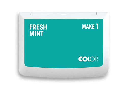 COLOP MAKE 1 Stempelkissen, fresh mint, 50 x 90 mm, Kissen für traditionelle Handstempel und Kreativstempel von Colop